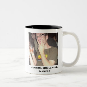 Bicolor Taza del Wanker