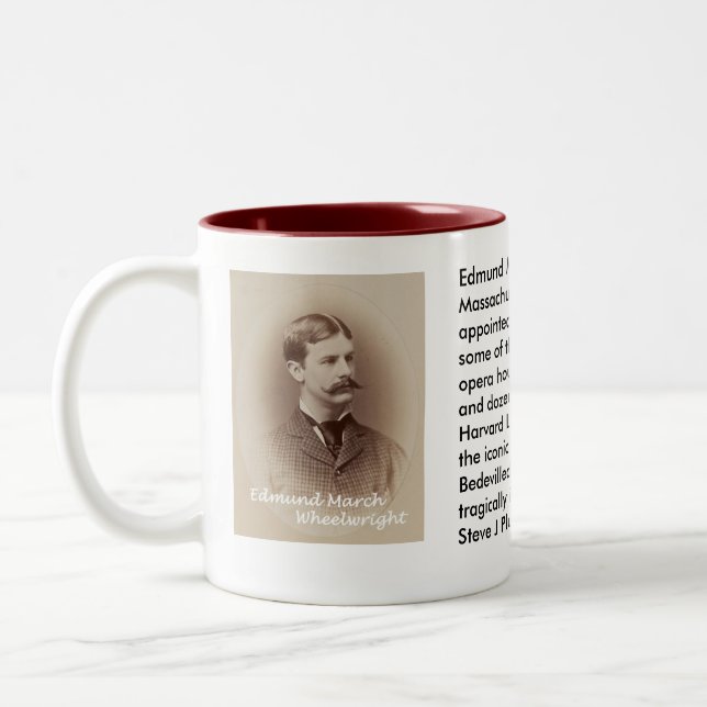 Bicolor Taza del Wheelwright de Edmund marzo (Izquierda)