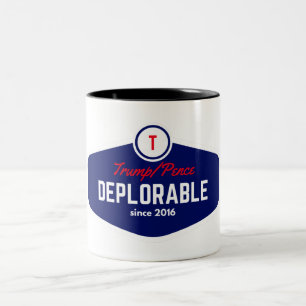 Bicolor taza deplorable del triunfo