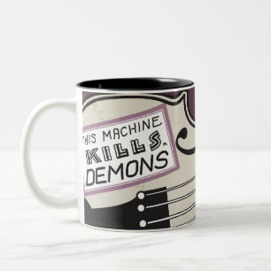 Bicolor Taza derecha del violín del MES del lavadero