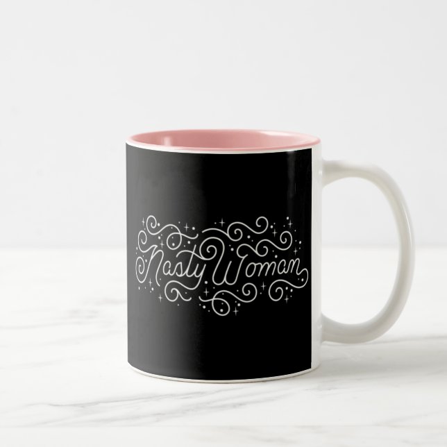 Bicolor Taza desagradable de la mujer (Derecha)