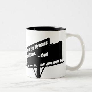 Bicolor Taza Dios dice que deja de hacerlo cartelera