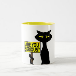 Bicolor Taza divertida Bad Boogie - ¿Estás siendo serio? c
