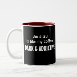 Bicolor Taza divertida de Jiu Jitsu