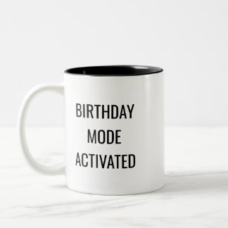 Bicolor Taza Divertida de Modo Cumpleaños Activado – Regal