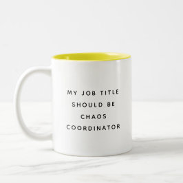 Bicolor Taza divertida de oficina con regalos de citas de 