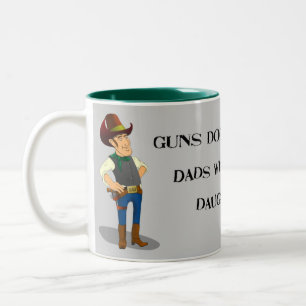 Bicolor Taza divertida del día de padre de Dadism