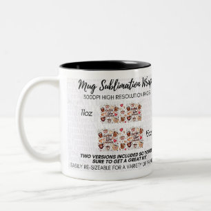 Bicolor taza divertida para amantes del café