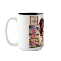 Taza divertida para chica de oficina amante del ca