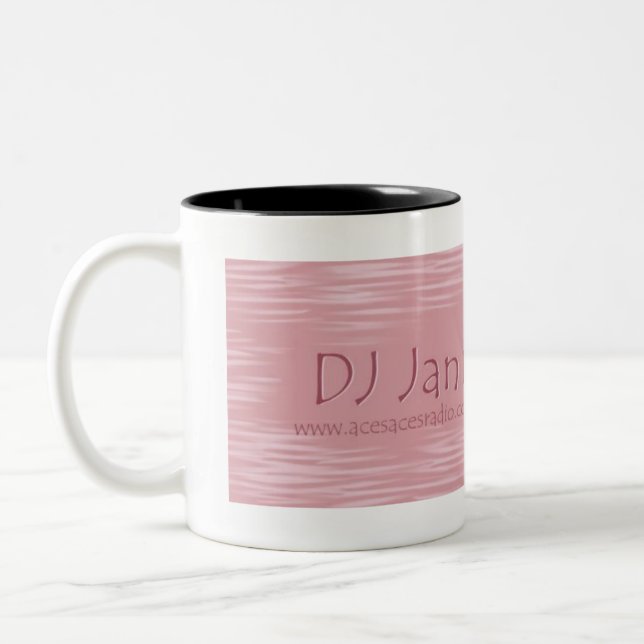 Bicolor Taza DJ Jani Mug (Izquierda)