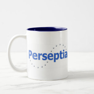 Bicolor Taza doble de la cara de Perseptia