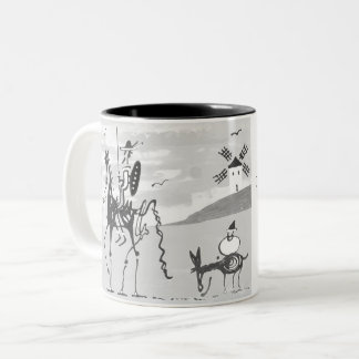 Bicolor Taza Don Quijote