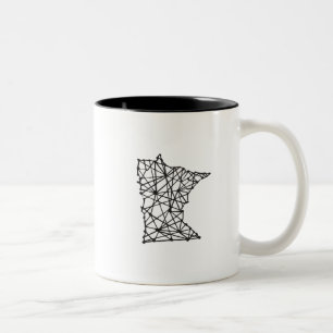Bicolor Taza dos de los diseños de Minnesota de Allie