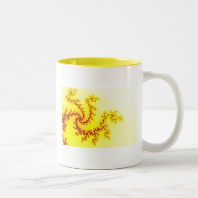 Bicolor Taza Dragón Amarillo (Derecha)