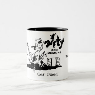 Bicolor Taza Dunking del pájaro sucio