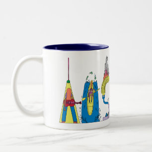 Bicolor Taza el   AUSTIN, TX (AUS)