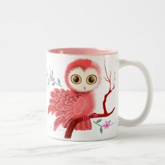 Bicolor Taza El Coleccionista de Búhos Melancólicos de Ang