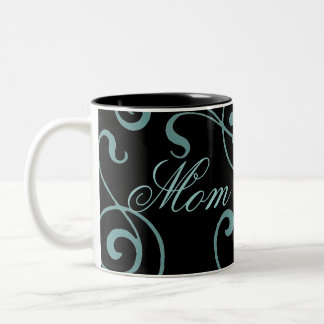 Bicolor Taza elegante de la mamá (color adaptable!)