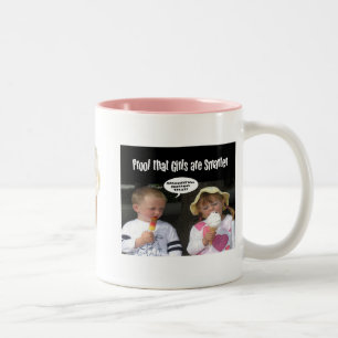 Bicolor Taza elegante de los chicas