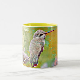 Bicolor Taza en colores pastel del té de la taza de café