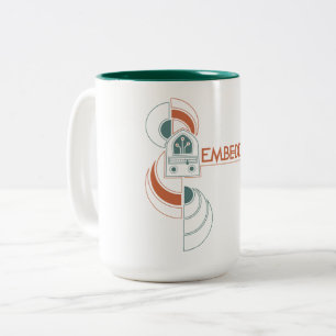 Bicolor Taza encajada