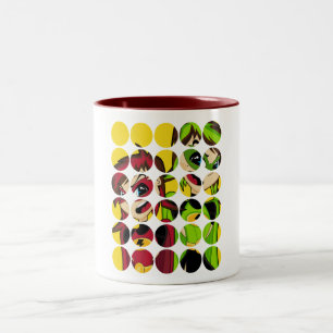 Bicolor Taza enmascarada del chica del super héroe