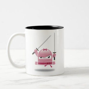 Bicolor Taza enojada de las habilidades de Ninja