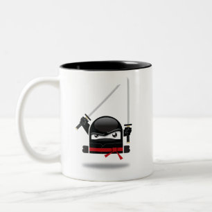 Bicolor Taza enojada de las habilidades de Ninja