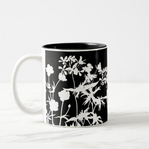 Bicolor Taza enredada de los Wildflowers