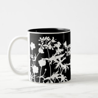 Bicolor Taza enredada de los Wildflowers