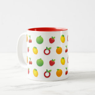 Bicolor Taza Ensalada de Frutas OG