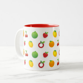 Bicolor Taza Ensalada de Frutas OG