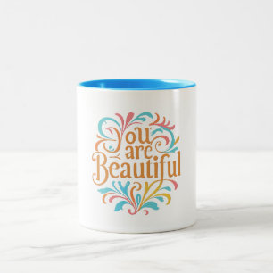 Bicolor Taza - Eres Hermoso