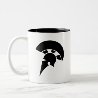 Bicolor Taza "espartano" del pictograma