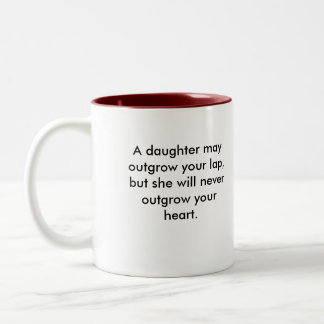 Bicolor Taza especial de la hija