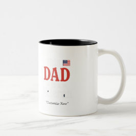 Bicolor Taza Este Papá Es Un Veterano – Regalo Patriótico