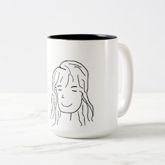 Bicolor Taza estética para parejas