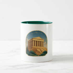 Bicolor Taza - Estilo Griego