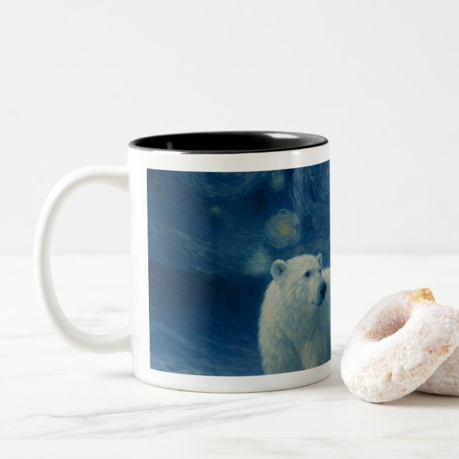 Bicolor Taza Estrella Polar (Con donut)