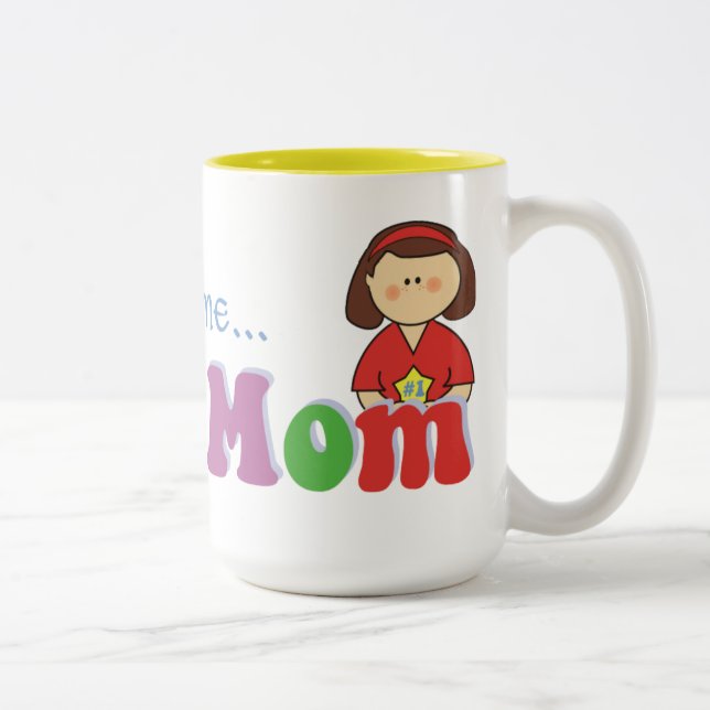 Bicolor Taza estupenda de la mamá (Derecha)