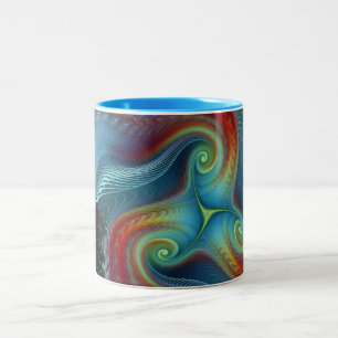 Bicolor Taza etérea del velo