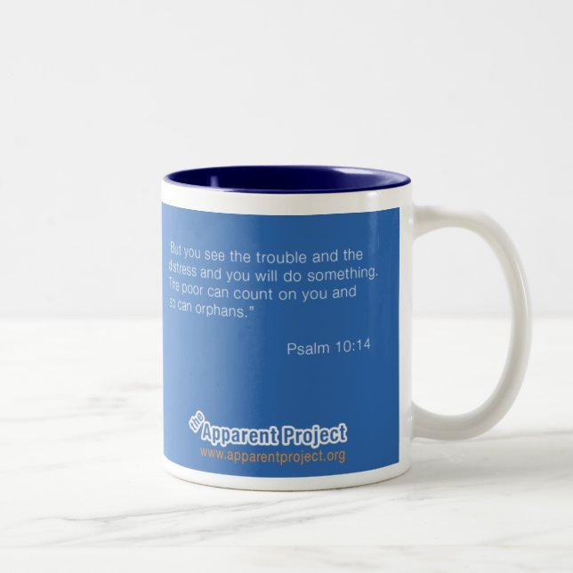 Bicolor taza evidente del proyecto de 15 onzas (Derecha)