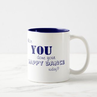 Bicolor Taza feliz de la danza