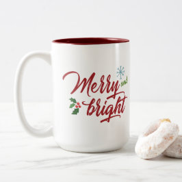 Bicolor Taza feliz y brillante