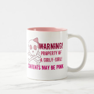 Bicolor Taza femenina del cráneo