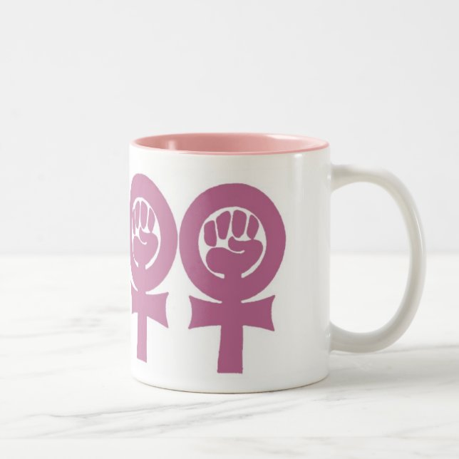 Bicolor Taza feminista (Derecha)