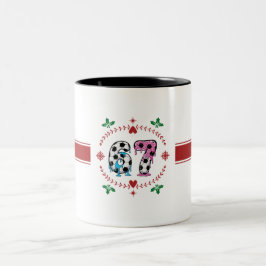 Bicolor Taza Festiva Navideña 67 Fútbol Helado Goteo,