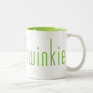 Bicolor Taza flaca de Twinkie - verde