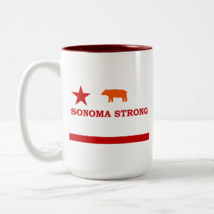 Bicolor Taza fuerte de Sonoma