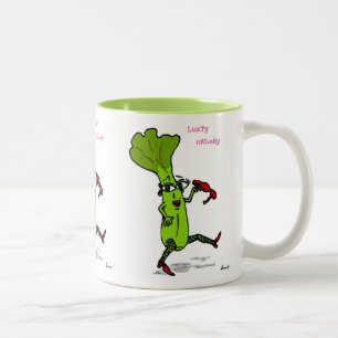 Bicolor Taza fuerte del apio